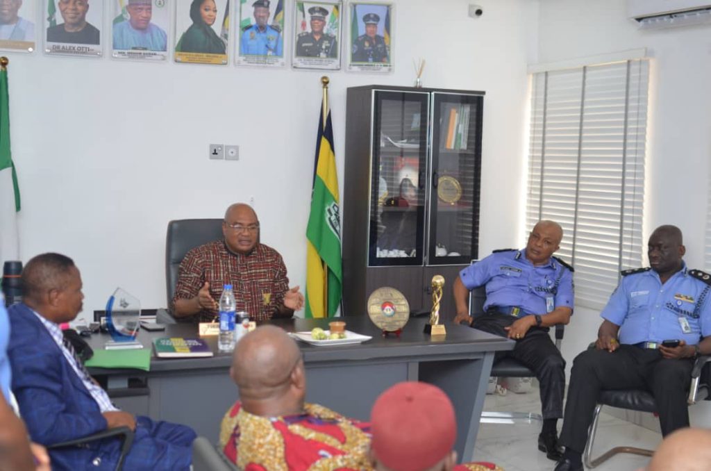 Gregory University, Uturu Pays Courtesy Visit to Abia State Police Command.